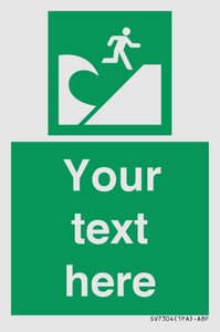 Custom Safe Condition Tsunami evacuation area